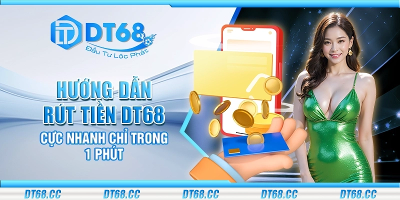 Hướng dẫn rút tiền DT68 cực nhanh chỉ trong 1 phút