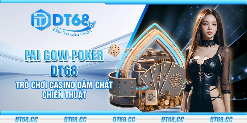 Pai Gow Poker DT68 – Trò chơi casino đậm chất chiến thuật